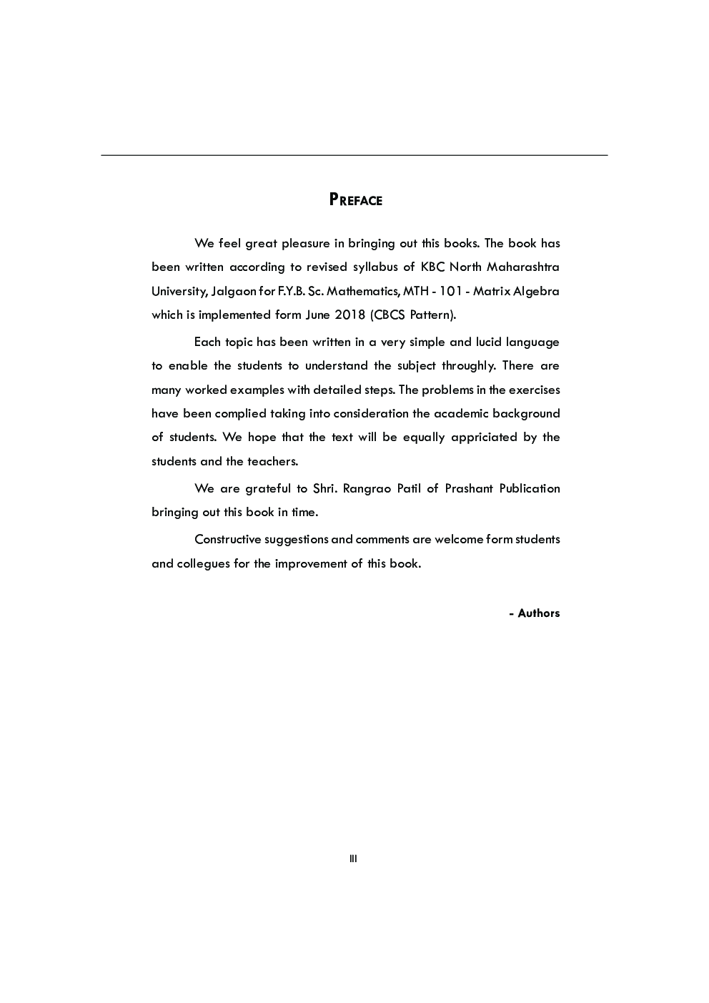 Matrix Algebra  - Page 4