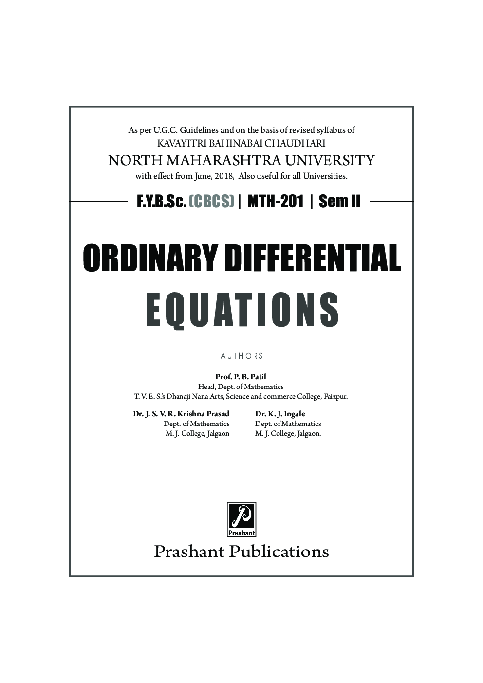 Ordinary Differential Equations   - Page 2