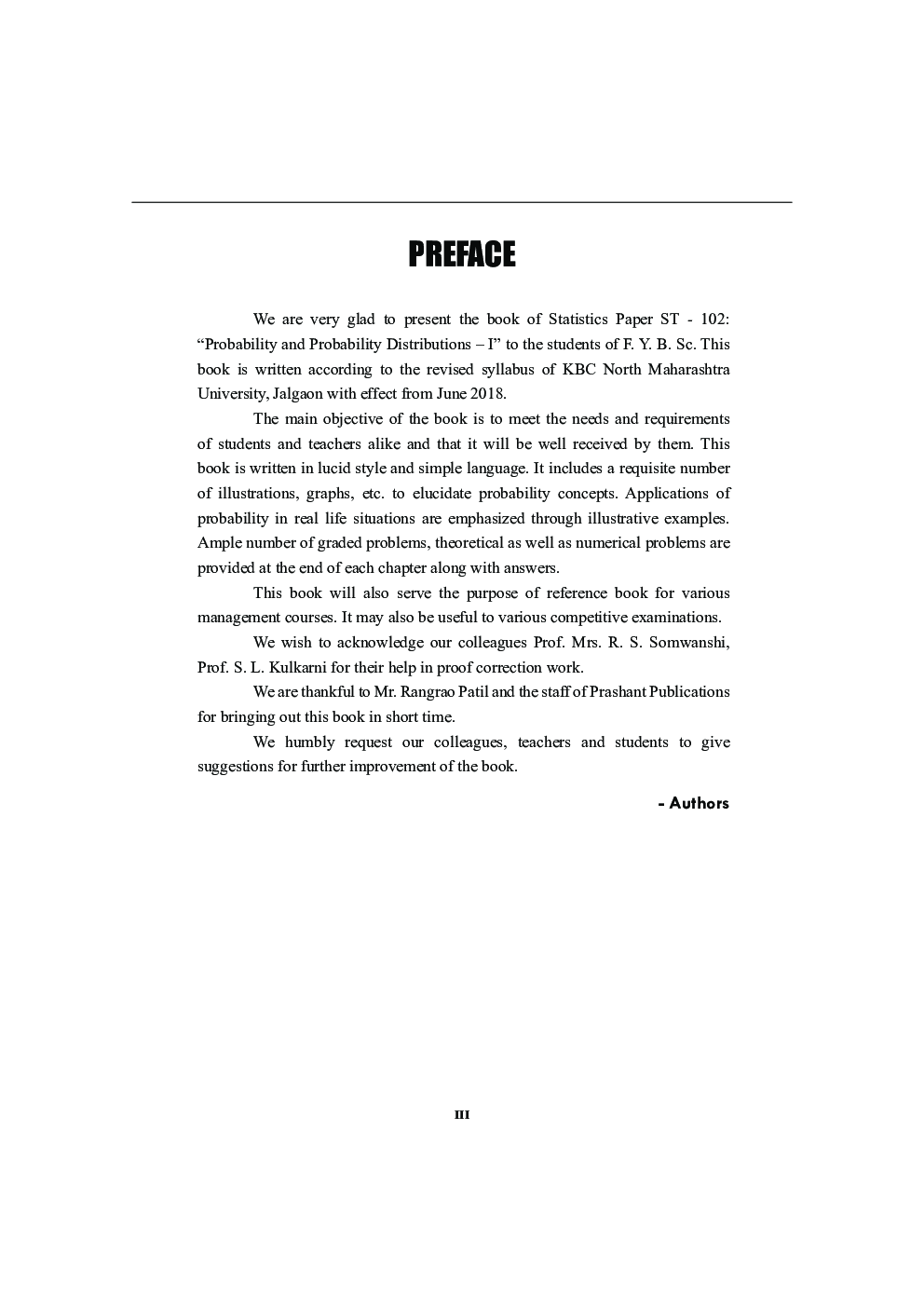 Probability & Probability Distributions - I - Page 4