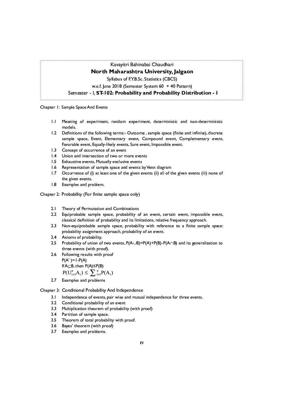Probability & Probability Distributions - I - Page 5