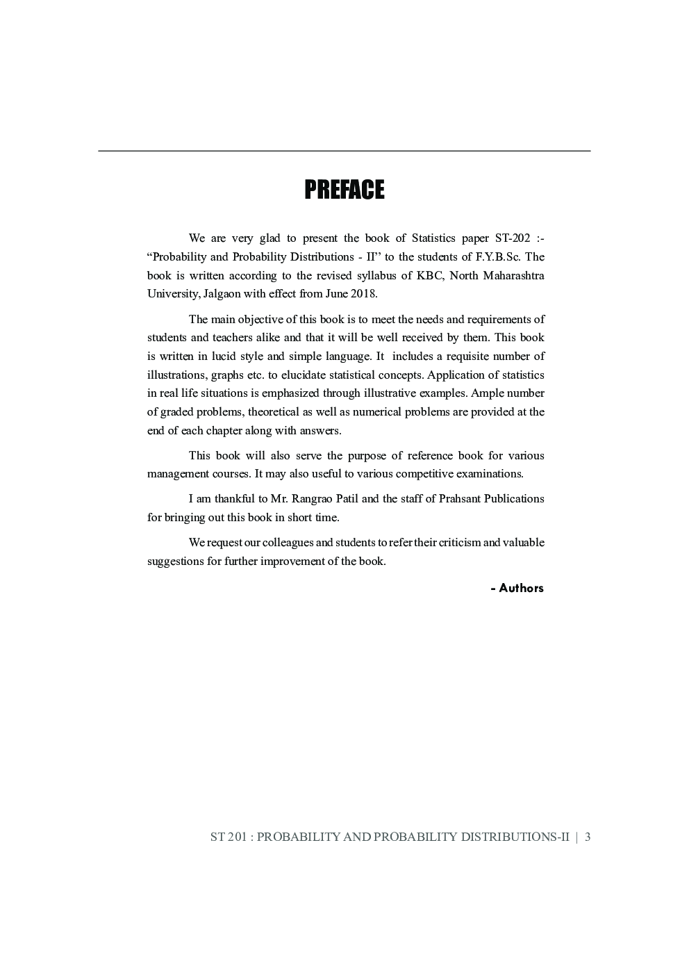 Probability & Probability Distributions - II - Page 4