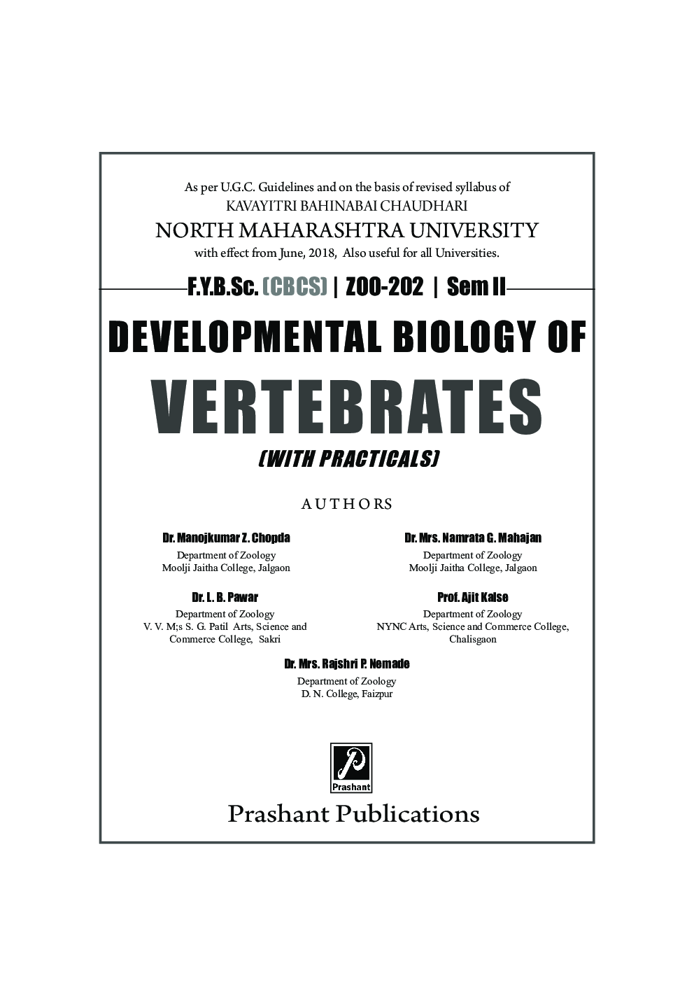 Developmental Biology of Vertebrates - Page 2