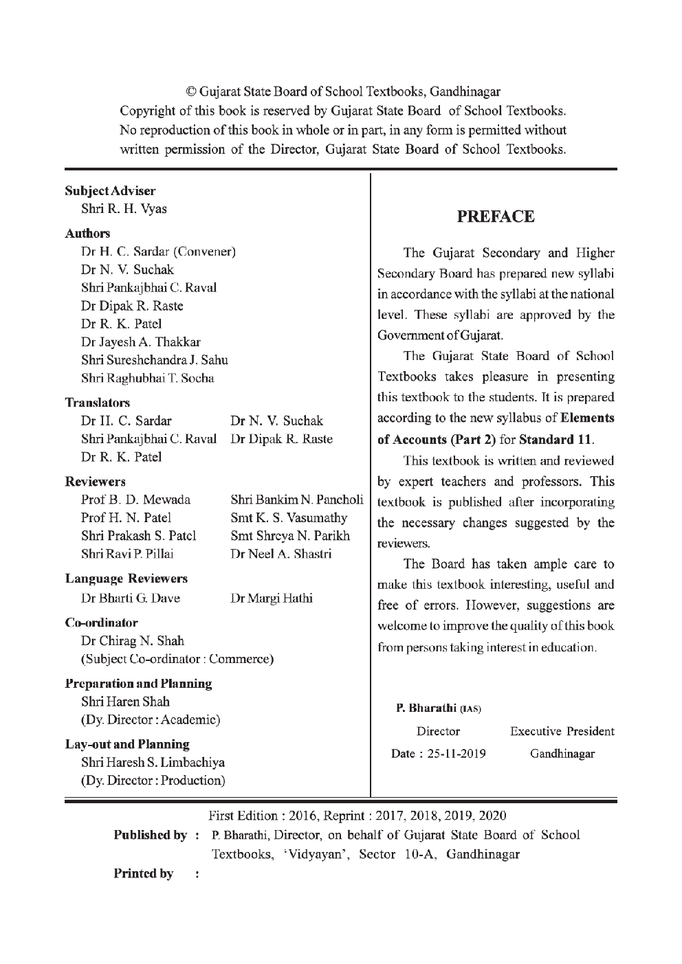 GSBST Textbook Elements of Accounts Part-2 For Class - XI - Page 3