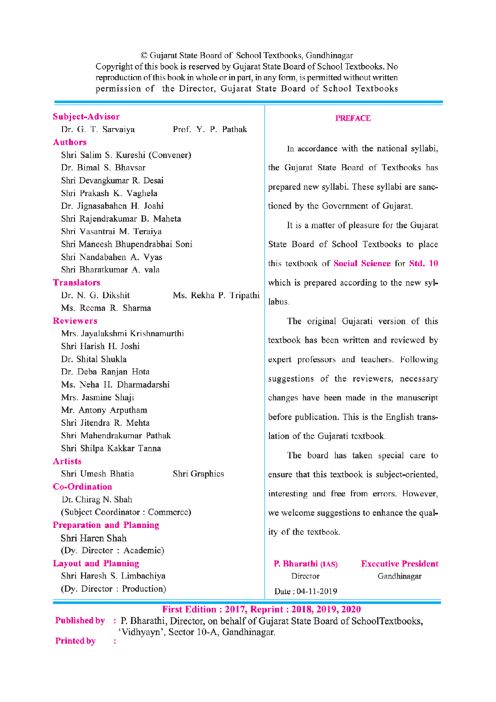 GSBST Textbook Social Science For Class - X - Page 3
