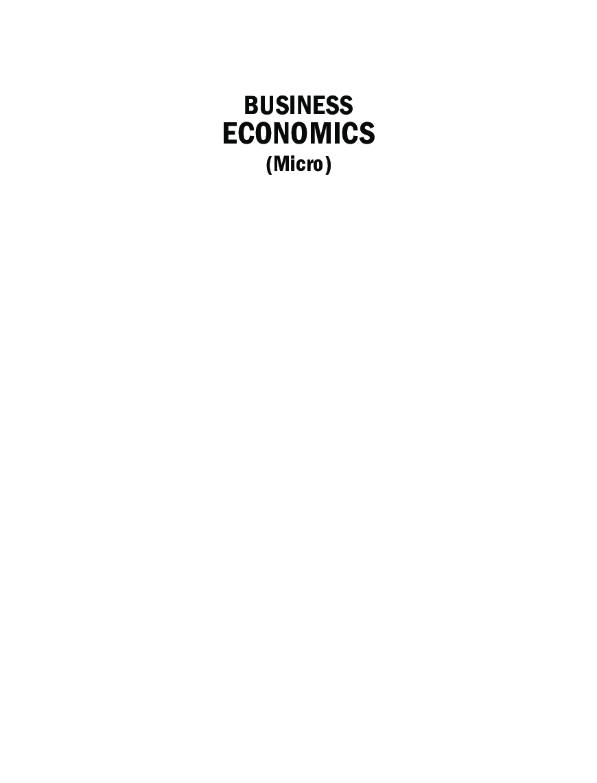 Business Economics - Micro - Page 3