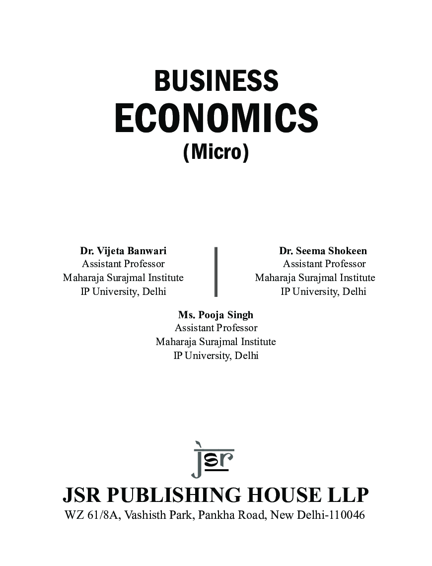 Business Economics - Micro - Page 5