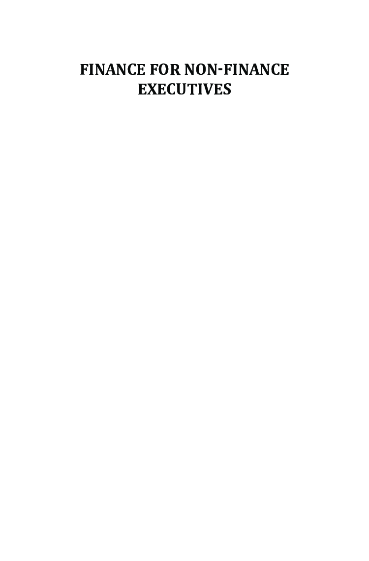 Finance For Non-Finance Executives - Page 3