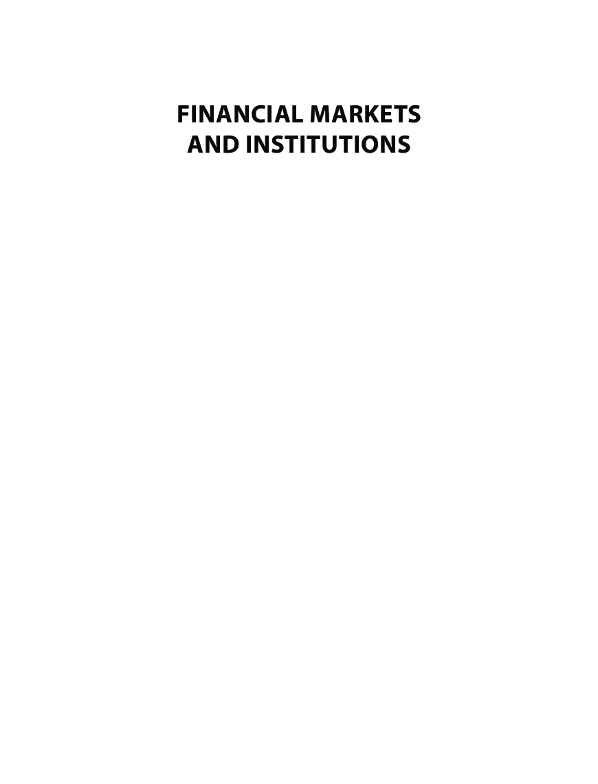 Financial Markets And Institutions - Page 3