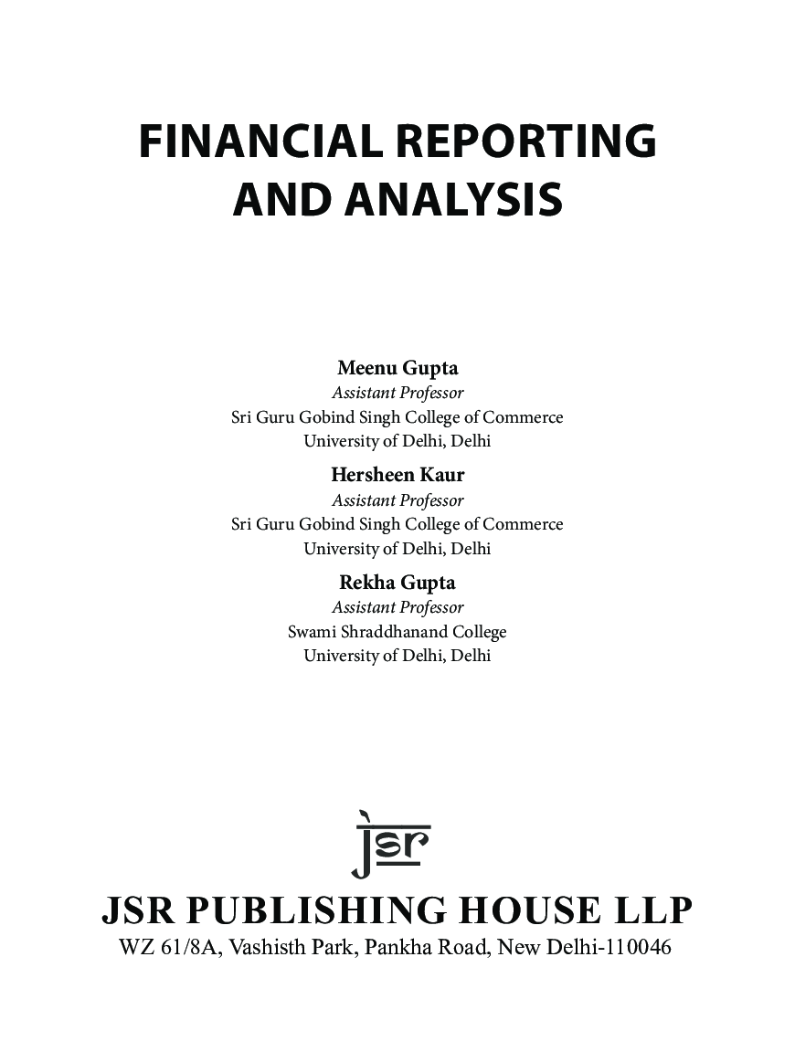 Financial Reporting And Analysis - Page 5