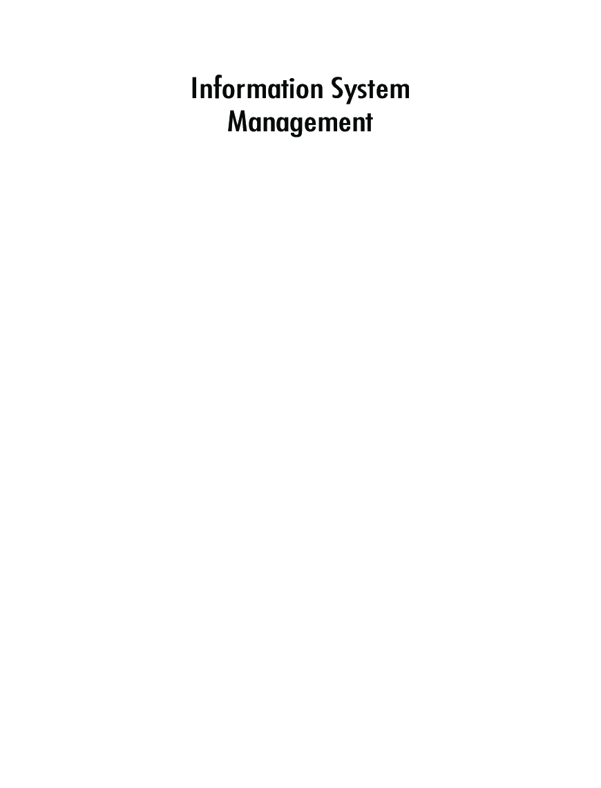 Information System Management - Page 3