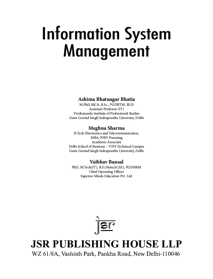 Information System Management - Page 5