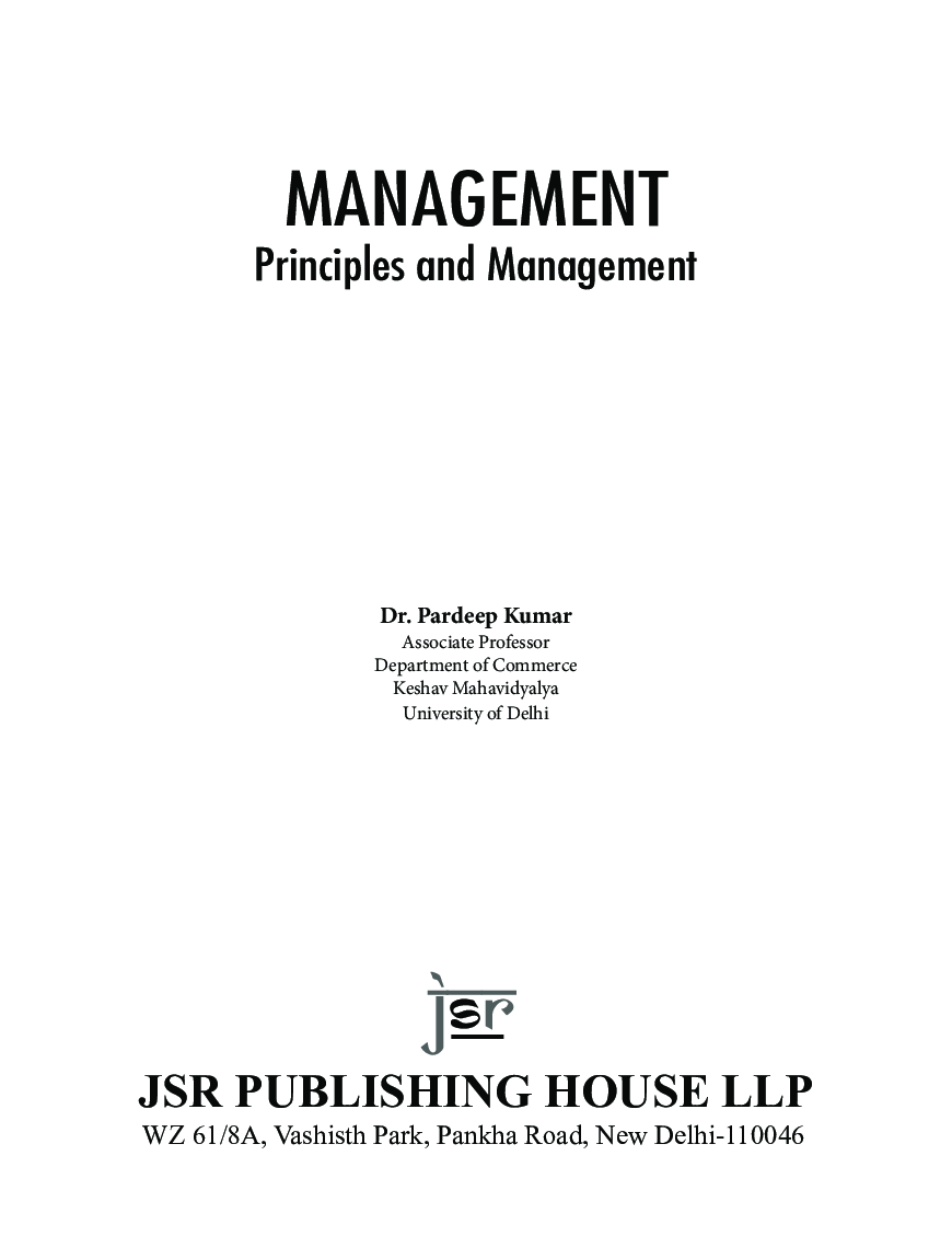 Management Principles And Applications - Page 5