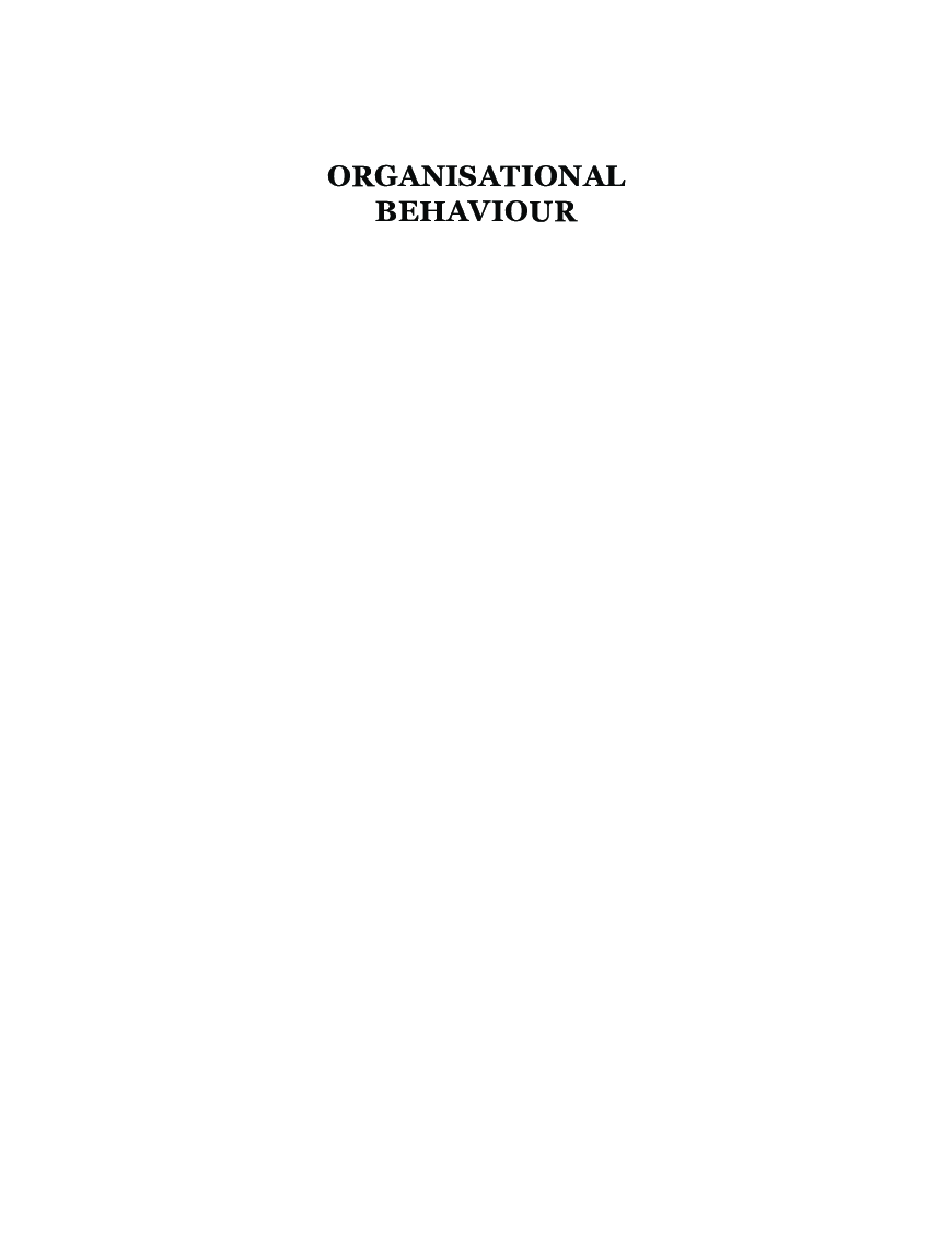 Organisational Behaviour - Page 3