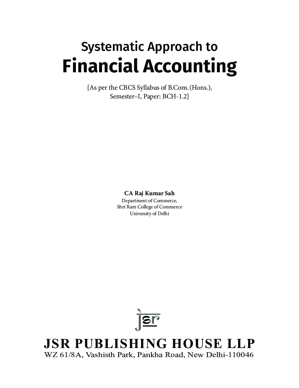 Systematic Approach To Financial Accounting - Page 3