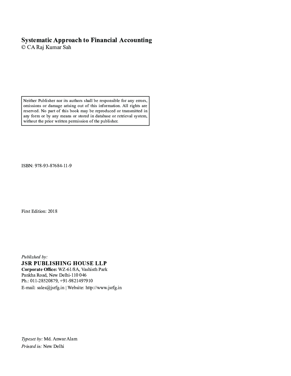 Systematic Approach To Financial Accounting - Page 4