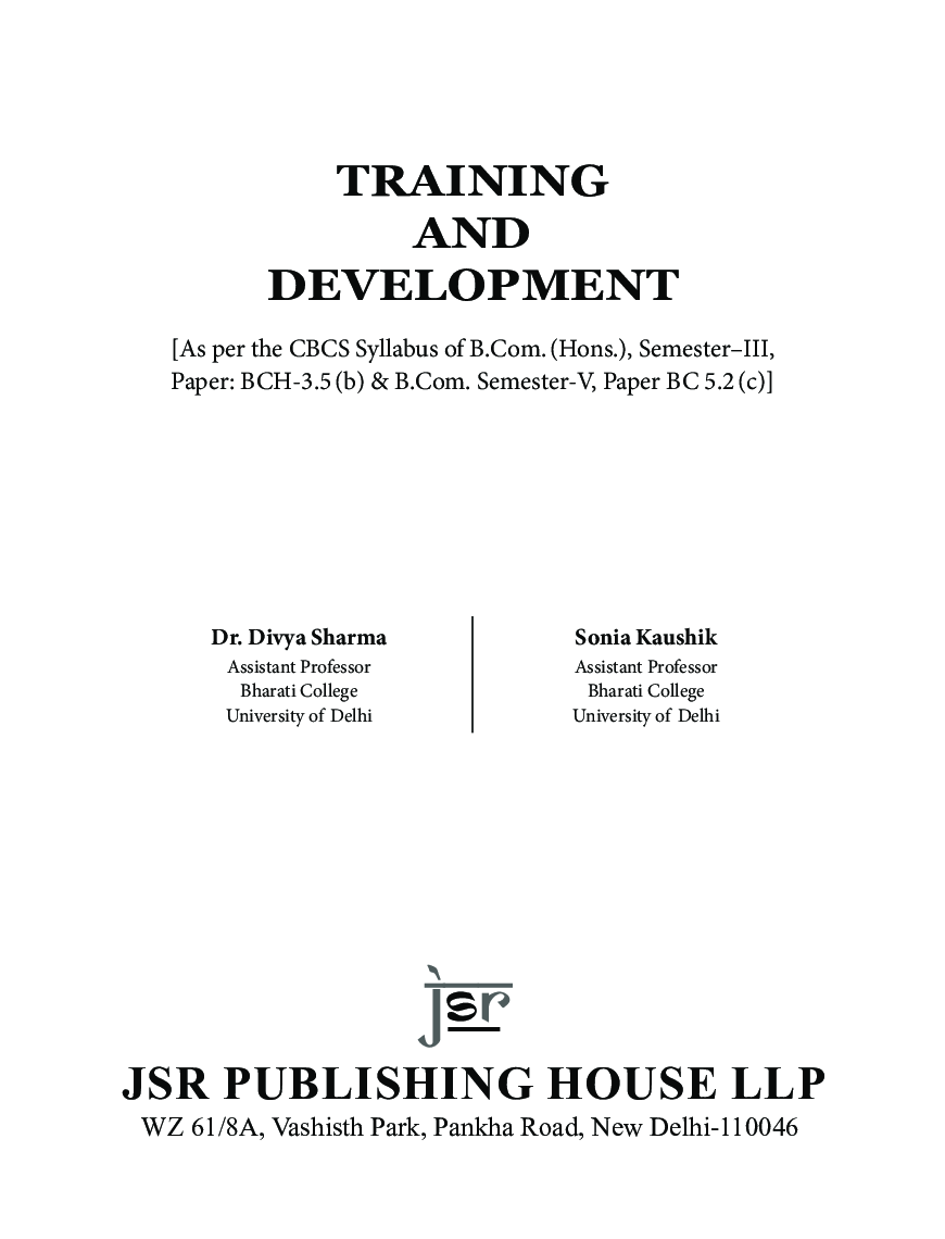 Training And Development - Page 5