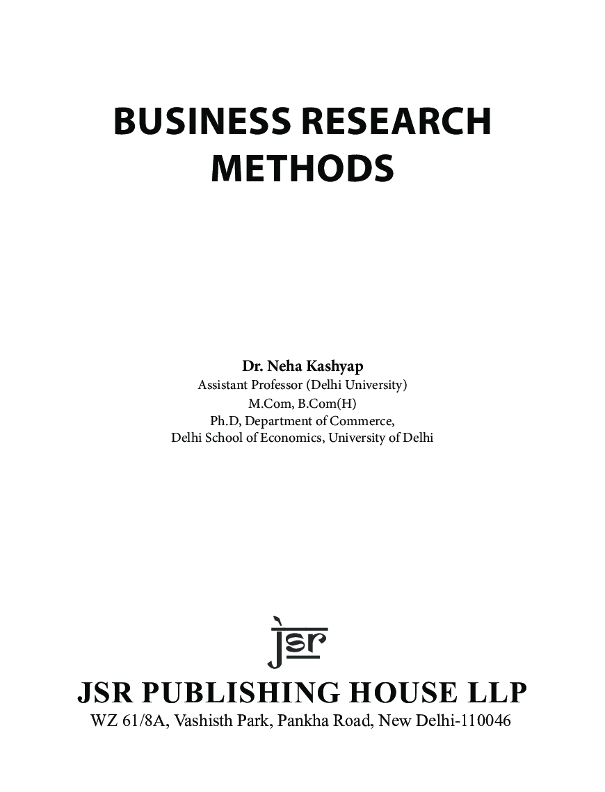 Business Research Methods - Page 5