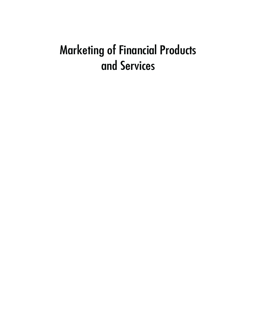 Marketing Of Financial Products And Services - Page 3