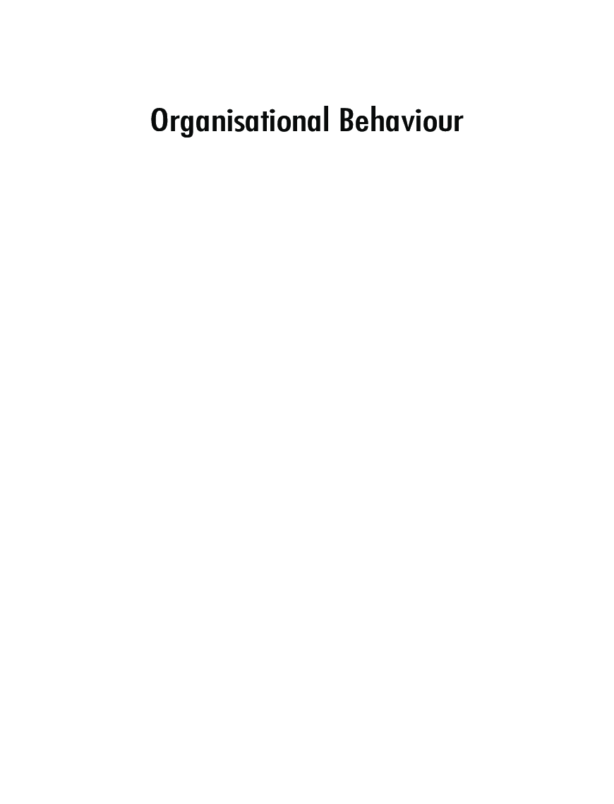 Organisational Behaviour  - Page 3