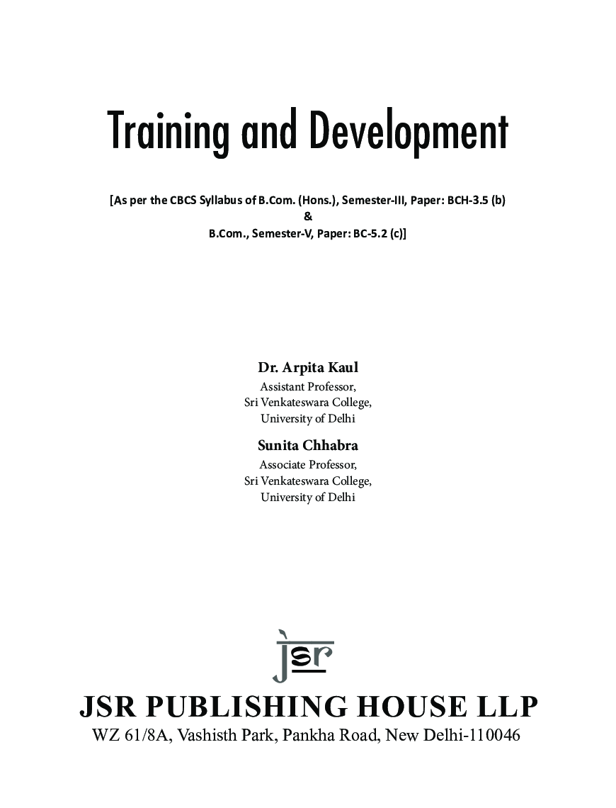 Training And Development - Page 5