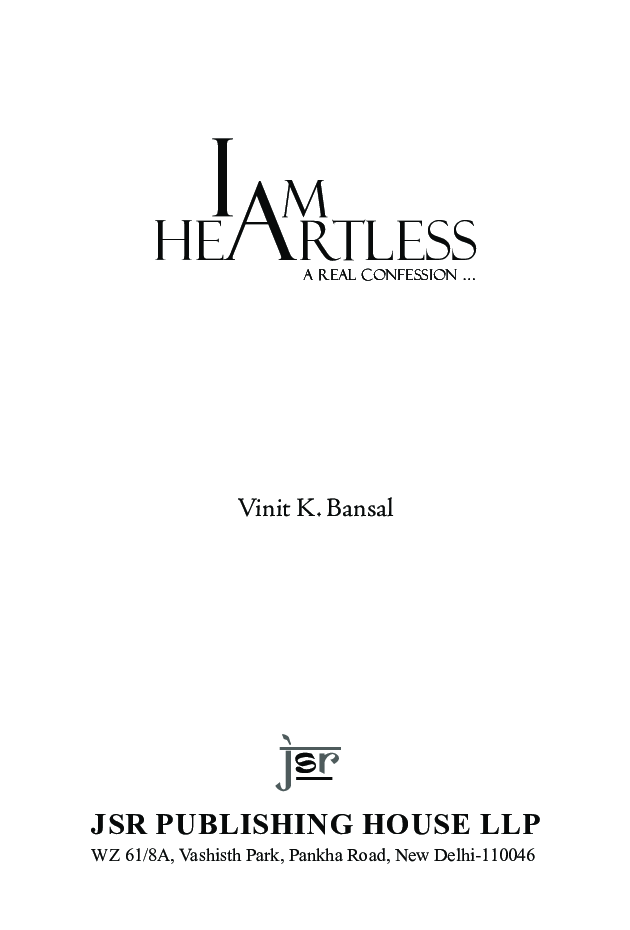 I Am Heartless (A Real Confession) - Page 5