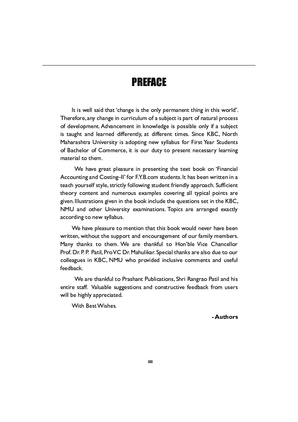 Financial Accounting And Costing - II - Page 4