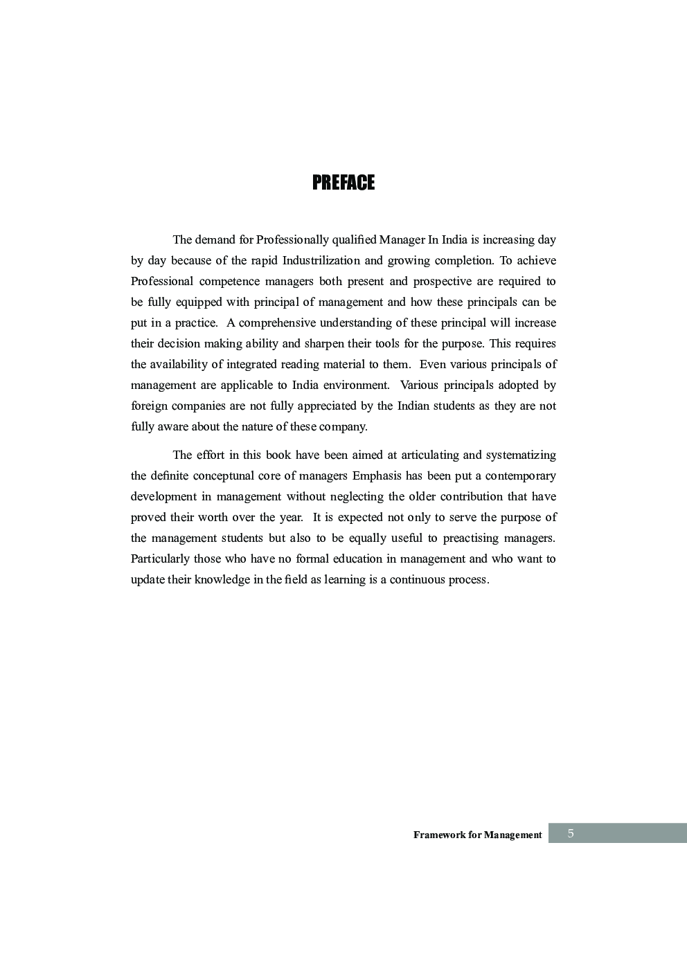 Framework For Management - Page 4