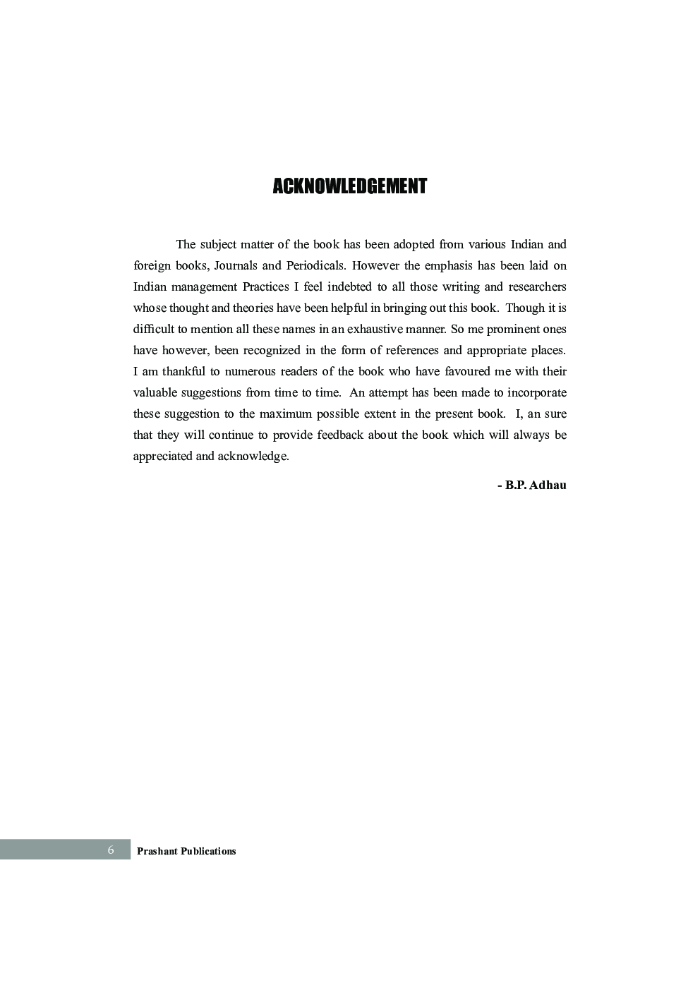 Framework For Management - Page 5