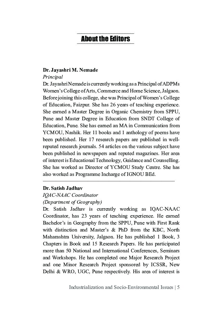 Industrialization And Socio-Environmental Issues - Page 4