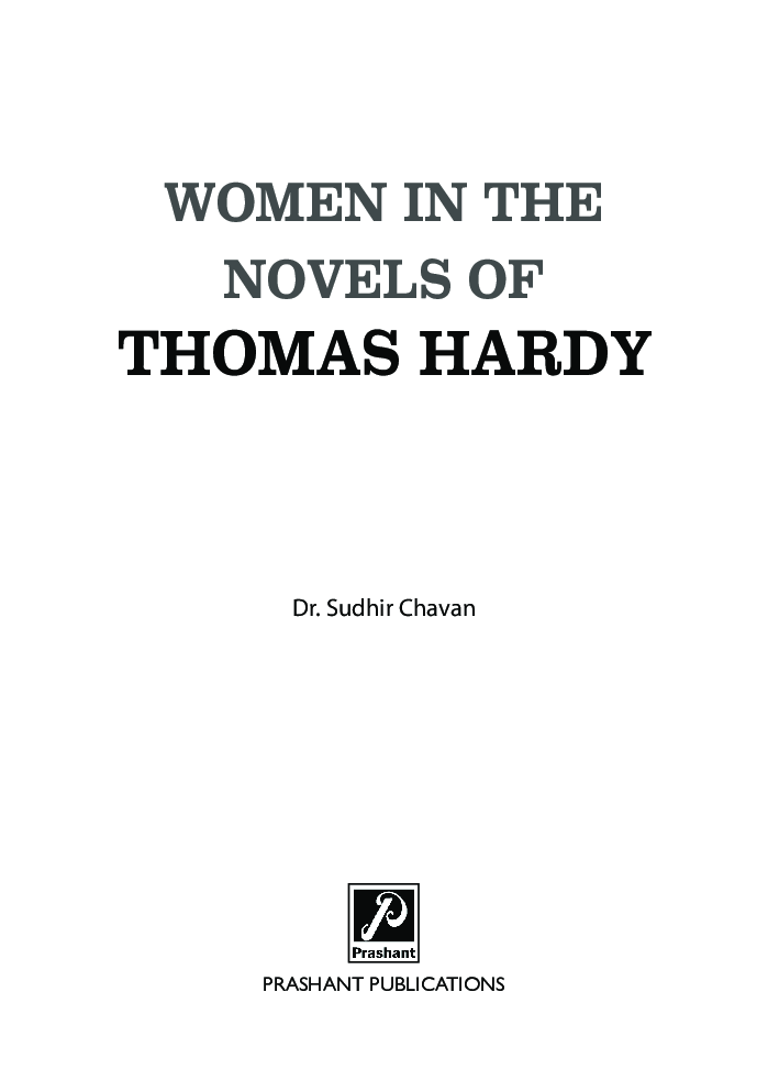 Women In The Novels Of Thomas Hardy - Page 2