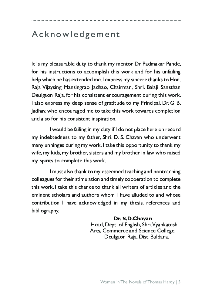 Women In The Novels Of Thomas Hardy - Page 4