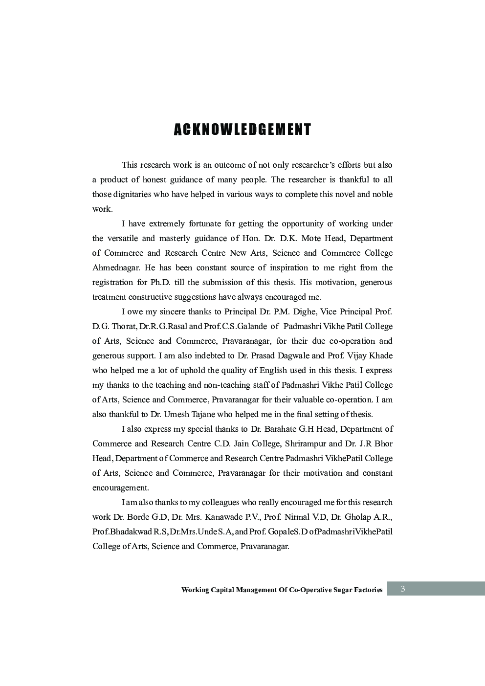 Working Capital Management Of Co-Operative Sugar Factories - Page 4