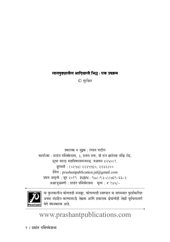 सातपुड्यातील आदिवासी भिल्ल - एक उपक्रम - Page 3