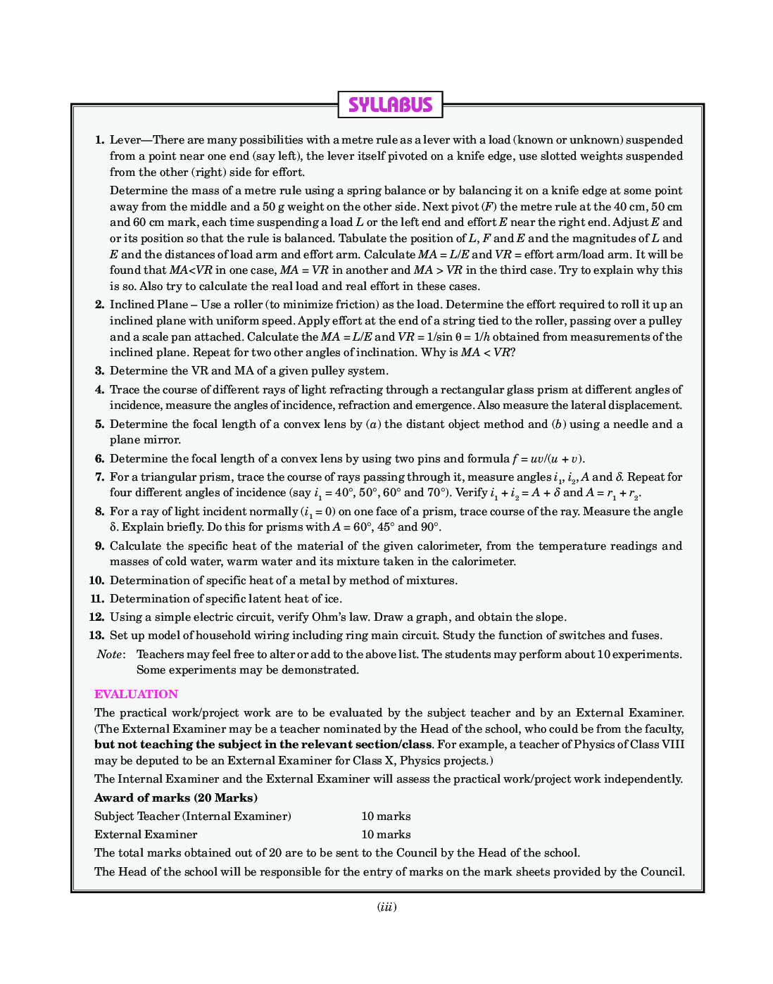 Download ICSE Lab Manual For Class 10 Physics PDF Online by Dr M K Gandhi