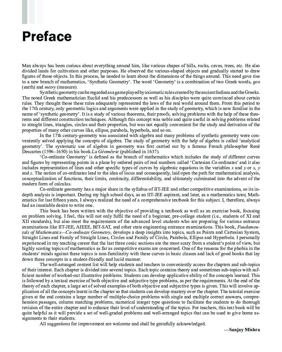 Fundamentals Of Mathematics - Co-Ordinate Geometry 2ed - Page 4