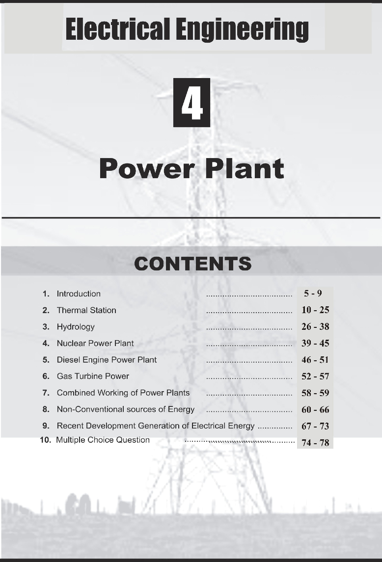 UPPCL JE इलेक्ट्रिकल इंजीनियरिंग Power Plant - Page 4