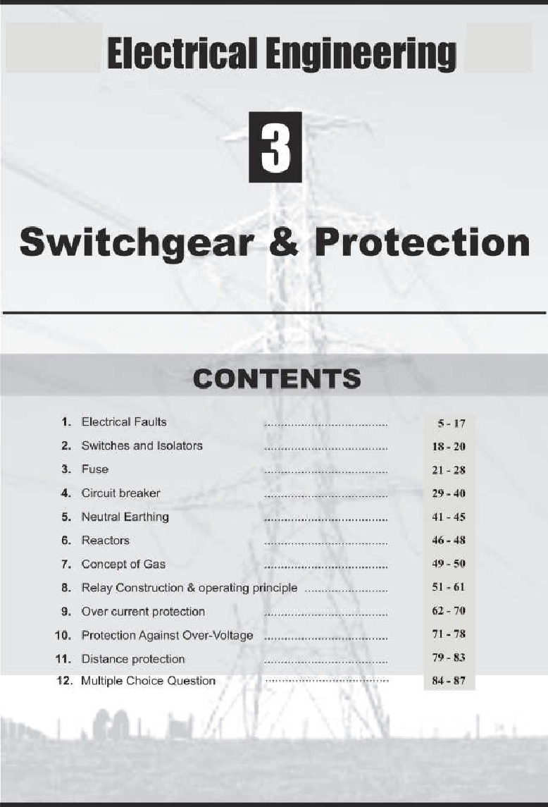 UPPCL JE इलेक्ट्रिकल इंजीनियरिंग Switchgear & Protection - Page 4