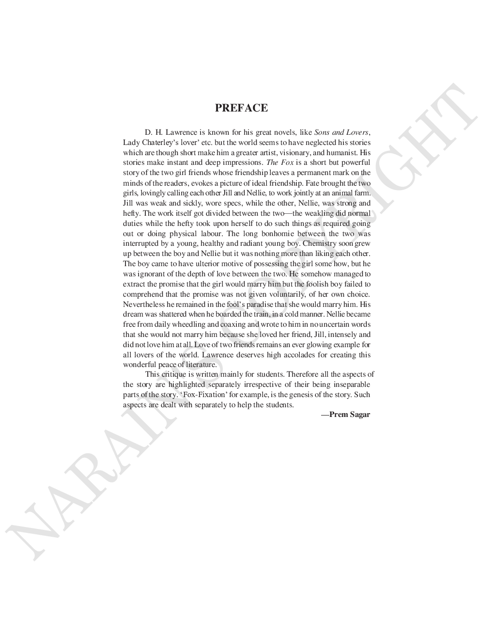 Narains D. H. Lawrence The Fox - Page 4