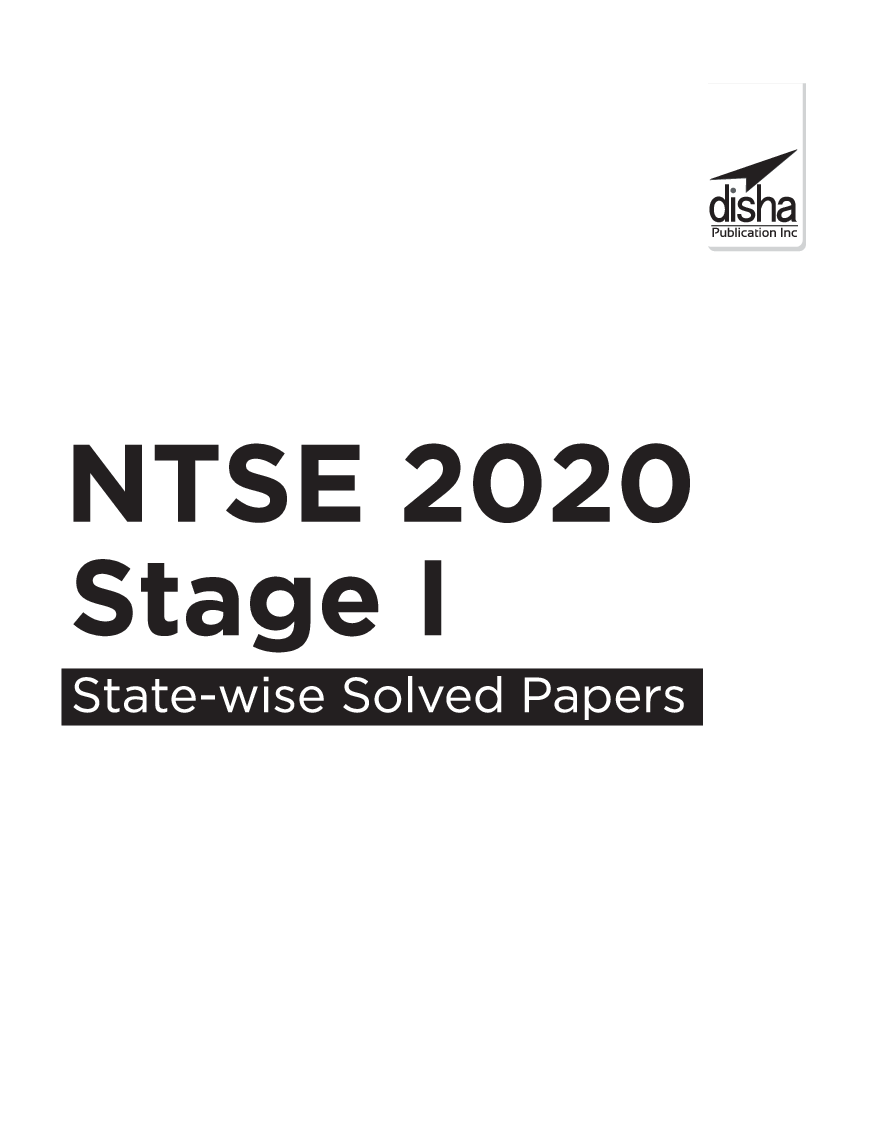 NTSE 2020 Stage I State-Wise Solved Papers - Page 2