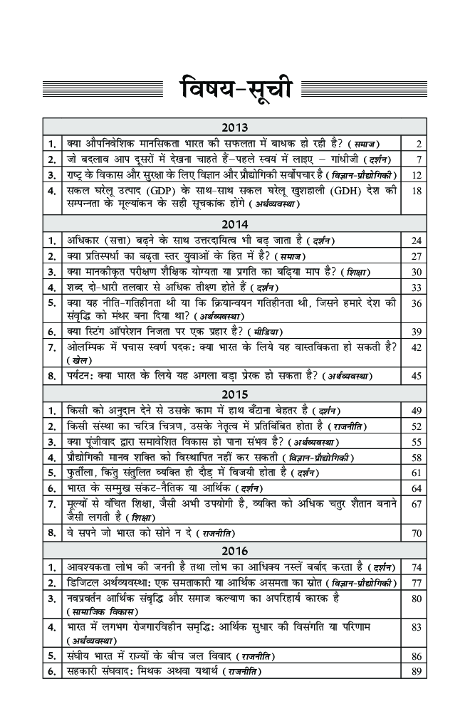7 Varsh UPSC IAS/ IPS Mains निबंध Year-Wise Solved Papers (2013 - 2019) - Page 4