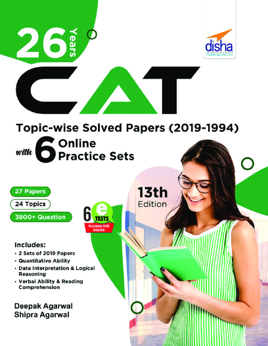 26 Years CAT Topic-Wise Solved Papers (2019-1994) With 6 Online Practice Sets 13th edition - Page 1