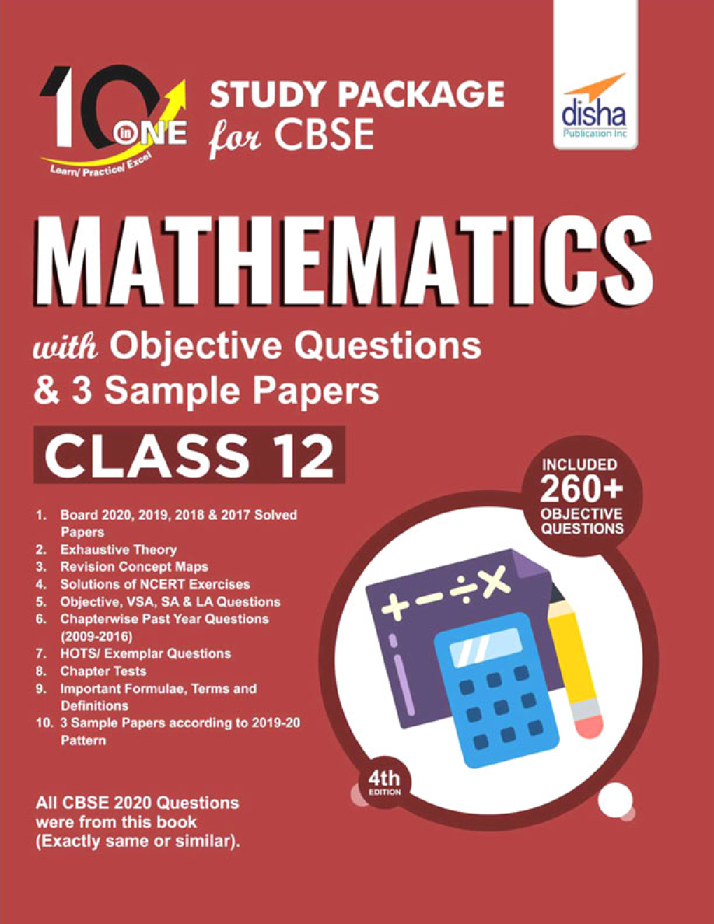 10 In One Study Package For CBSE Mathematics Class 12 With Objective Questions & 3 Sample Papers 4th Edition  - Page 1