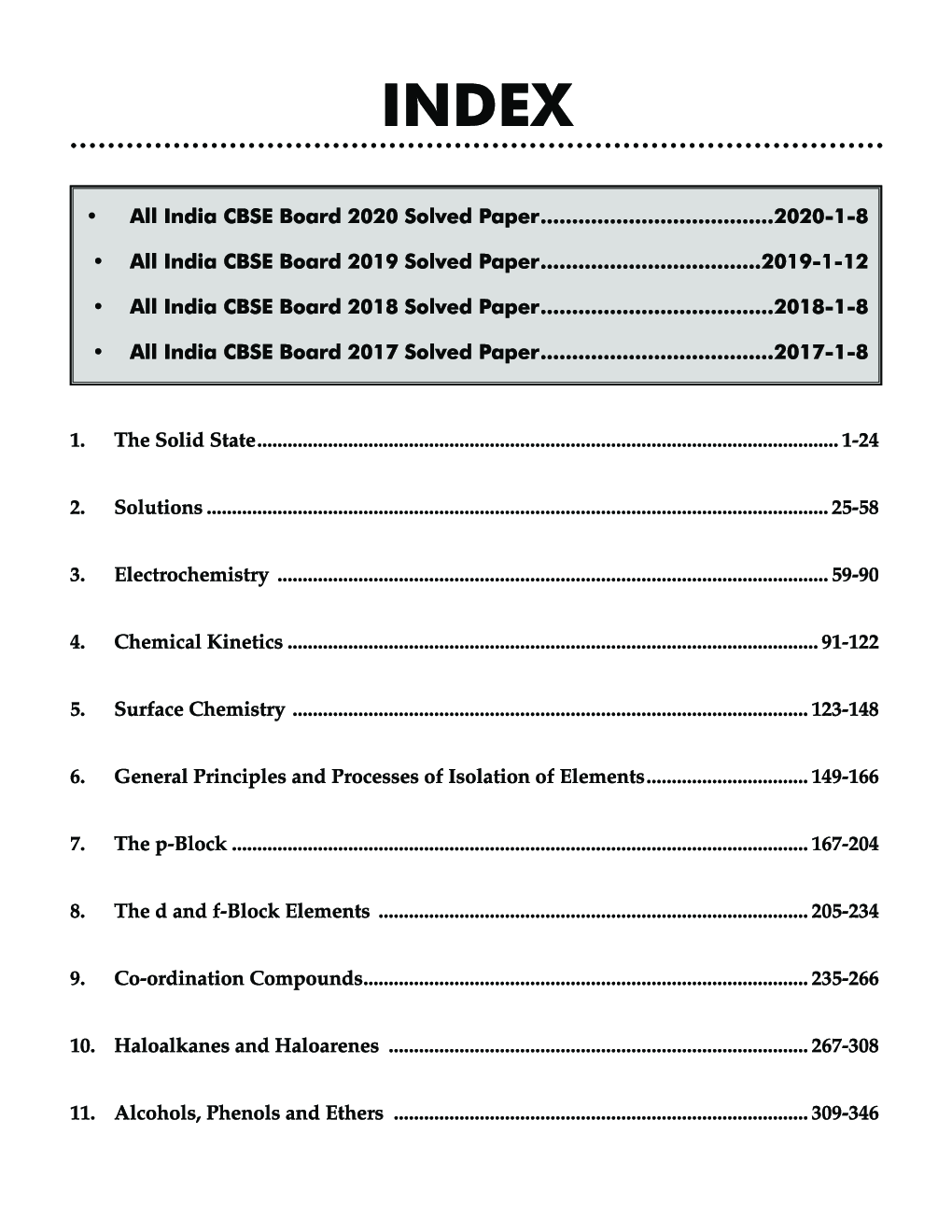 10 In One Study Package For CBSE Chemistry Class 12 With Objective Questions & 3 Sample Papers 4th Edition  - Page 4
