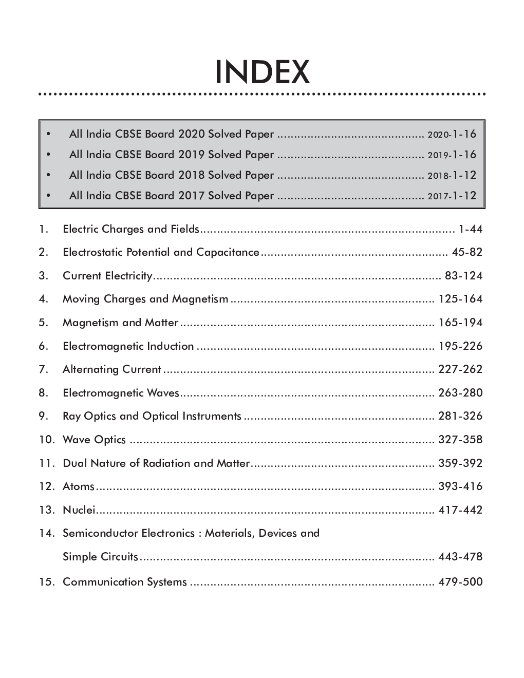 10 In One Study Package For CBSE Physics Class 12 With Objective Questions & 3 Sample Papers 4th Edition - Page 4