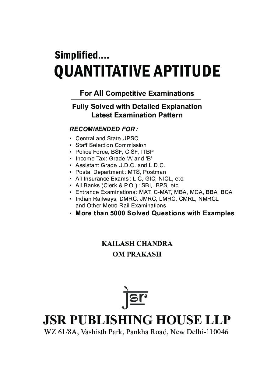 Simplified Quantitative Aptitude - Page 5
