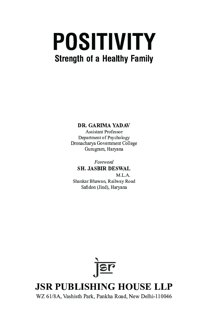 Positivity: Strength Of A Healthy Family - Page 5