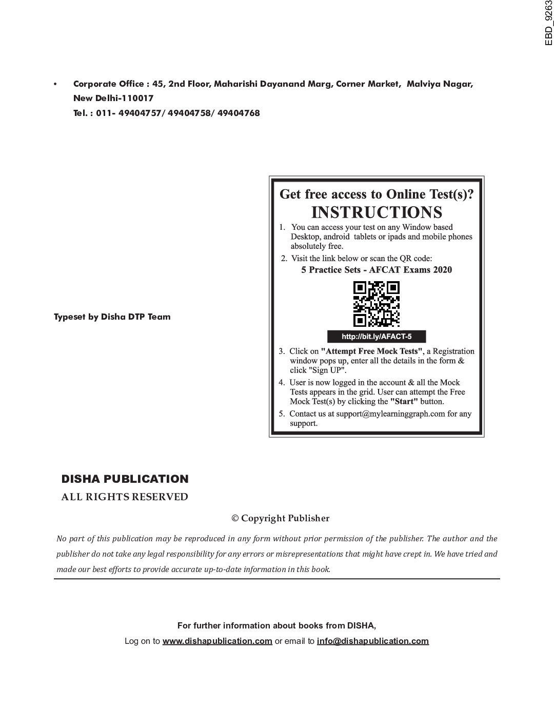 AFCAT 20 Practice Sets With 5 Online Tests - Page 3