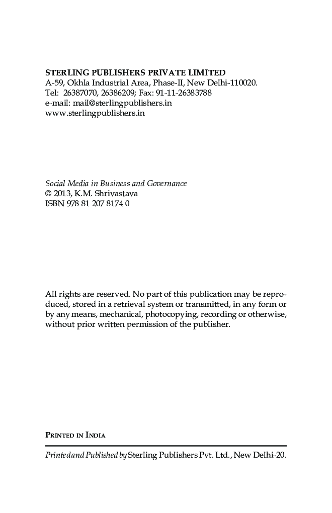 Social Media In Business And Governance - Page 5