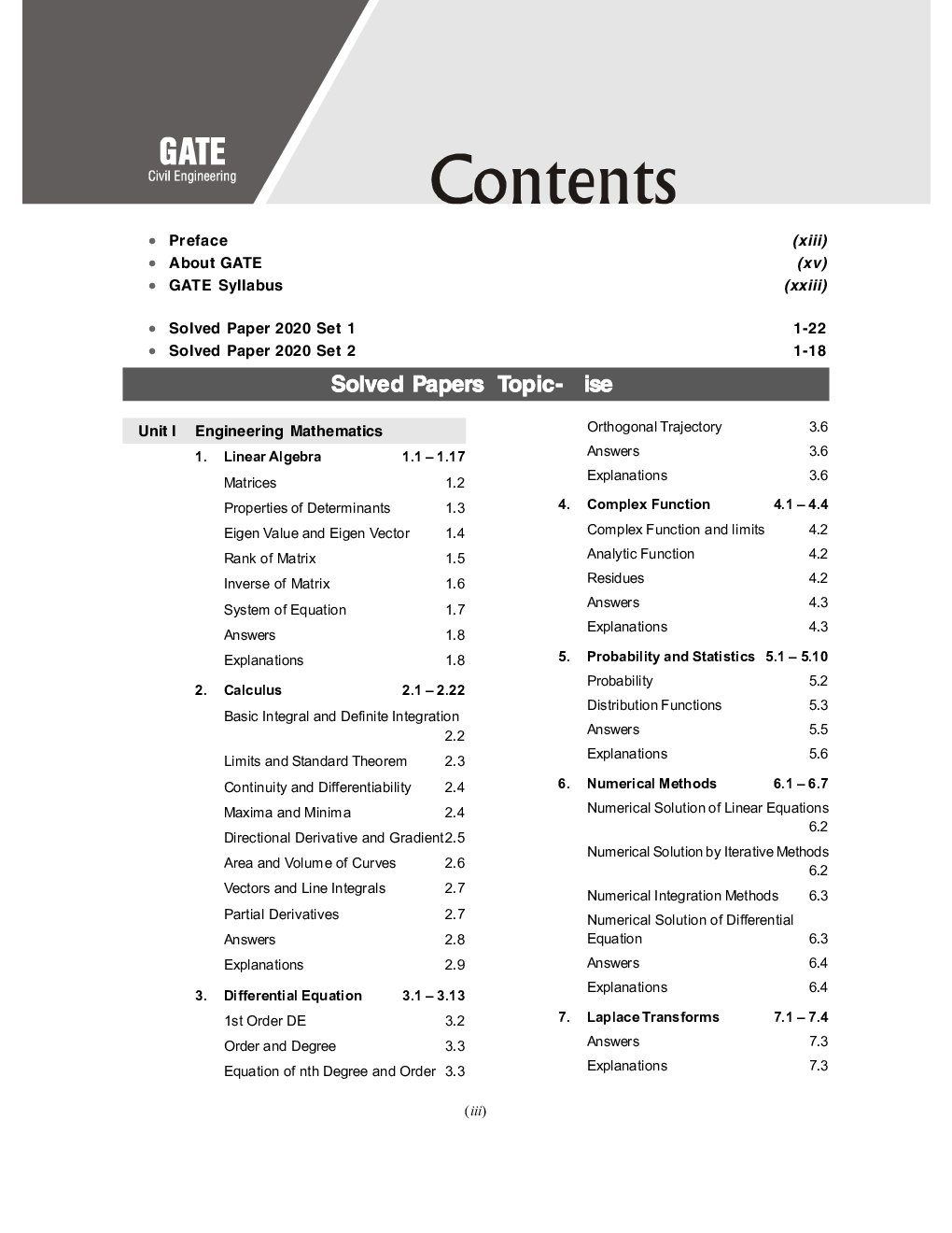 GATE 2021 Civil Engineering Topicwise (30 Years Solved Papers) - Page 4