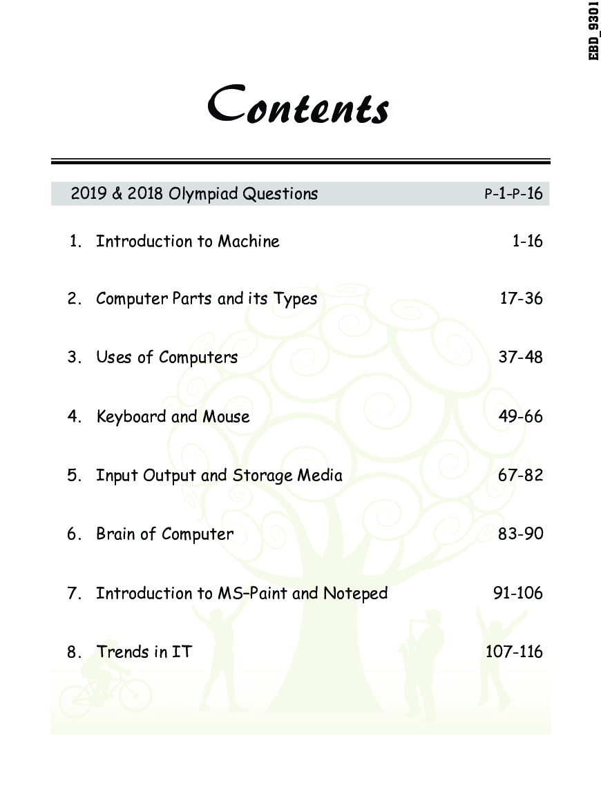 Olympiad Champs Cyber Class 1 With Past Olympiad Questions 2nd Edition - Page 5